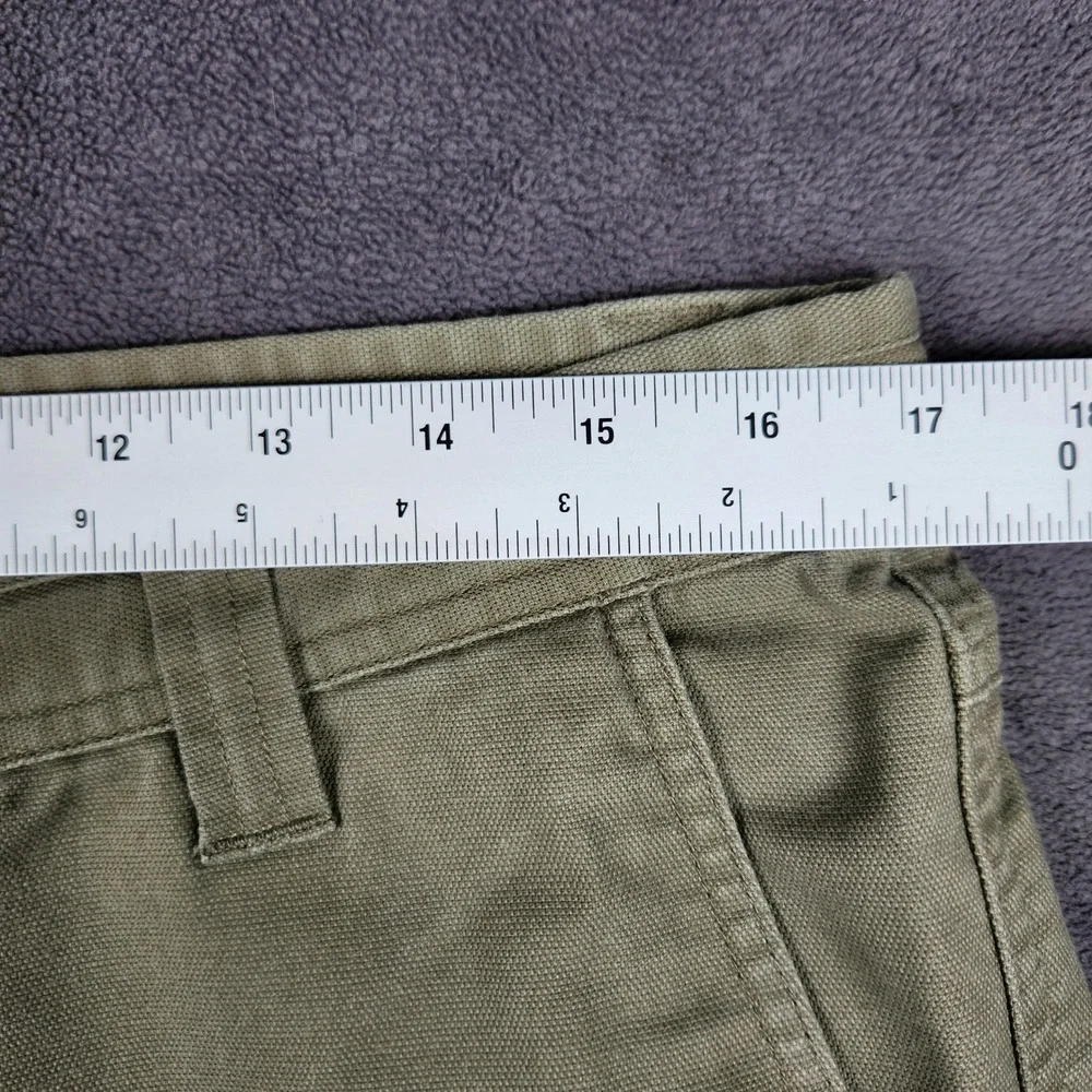 LIVSN Flex Canvas Pants V3 Mens 34x32 Olive Green Organic Cotton Blend Outdoor